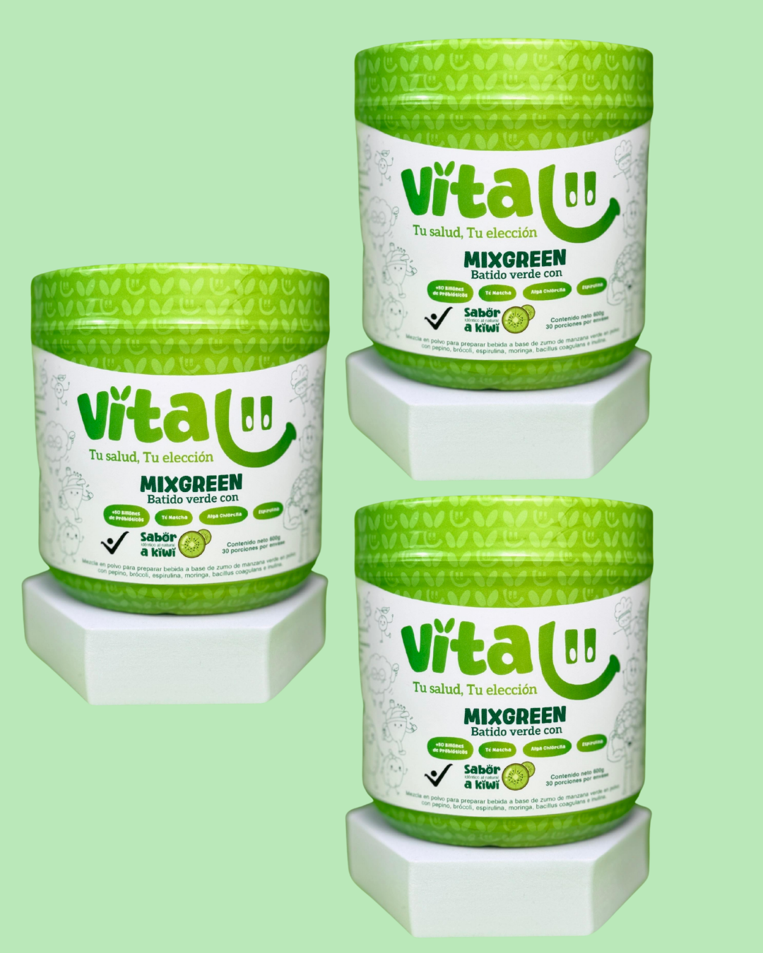 Trío Vitalii MixGreen – Plan 90 días